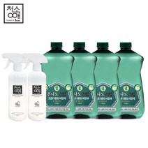 청소앤 만능세제 다용도세정제 500ml x2 +1100ml x4, 단품