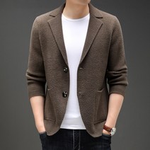 머슬핏니트 남자니트브랜드 커플니트브랜드 상위 학년 새로운 Autum 겨울 브랜드 패션 니트 블레 이저 망