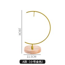 공장 현물 도매 이끼 식물 미경관 생태병 철골 G형 나무 밑 유리병 공예 철골, 55개 이상 (유리병 및 식물 제외), 스몰 골드【11.5*28cm】