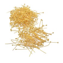 shangren 300x 볼 핀 보석 발견 귀걸이 목걸이, 설명, 황동, 골드