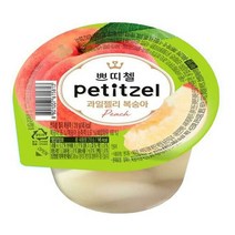 쁘띠첼 과일젤리 복숭아 210g x 6개
