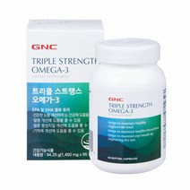 GNC [GNC][AK백화점] 트리플스트랭스 오메가-3(65캡슐), 선택완료, 단품없음