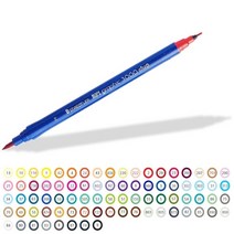 [스테들러]_3000_3000-35_듀오펜_캘리그라피_퍼전(페르시안)그린 151E, 상세페이지 참조, 단품