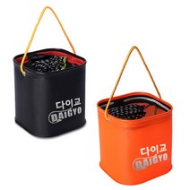 물고기통 얼음 빙어 송어 산천어 피라미 낚시 바늘 집어제 낚시채비, 01. 다이교 두레박 20형 오렌지
