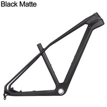 BXT 카본 프레임 산악 자전거 MTB 27.5er 142*12mm 또는 135*9mm BSA 면세, 17inch, No Logo Black Matte