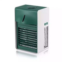 무시동에어컨 차박용 화물차 차박 캠핑카 카라반 캠핑 중장비 음이온 에어컨 팬 mini usb 데스크탑 스프레이 가습기 홈 휴대용 공기 냉각기, 초록