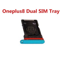 Oneplus8 Sim 카드 어댑터 Oneplus 8 One Plus 듀얼 트레이 소켓 슬롯 홀더 칩 서랍 수리 하우징 부품 교체, [01] green