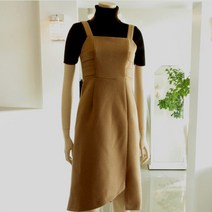 마젤 수입 엘사 라인장식 언발란스컷 원피스 MAZEL