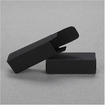 답례품 상자 가방 선물 박스 레드 화이트 블랙 크래프트 종이 립스틱 에센셜 오일 스포이드 병 화장품 미니 골판지 100 개, [01] 2.5x2.5x8.5cm, [06] Black