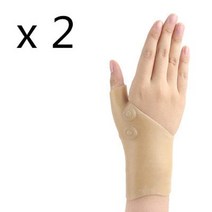 손목 보호대 밴드 자기 지원 손 엄지 압력 교정기 장갑 손 손가락 통증 고정 장갑 팔찌, 1 쌍