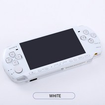 휴대용 소니 psp2000 시스템 게임 콘솔(16GB 메모리 카드 포함) psp2000 게임 콘솔 브랜드 뉴 쉘 리퍼브 머신, 하얀