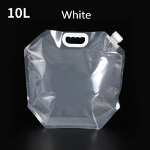 오토캠핑장 자동릴선 릴선자동 오토릴선 러그박스 5l10loutdoor foldable 접을 수있는 접을 수있는 마시는 자동차 물 가방 캐리어 컨테이너 야외 캠핑 하이킹 피크닉, 10l-화이트