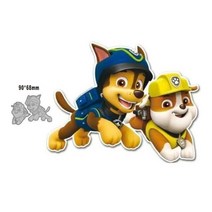 개 금속 절단 다이 칼 다이 금형 스텐실 공예 스크랩북 인사말 카드 장식 다이 템플릿 만들기, 라이트 그레이