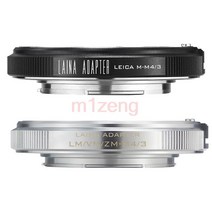 라이카 M LM 렌즈용 어댑터 링 올림푸스 파나소닉 호환 M43 G1 Gh4 GF3 gf7 E-P1 E-PL3 em1 em5 카메라용, 02 black
