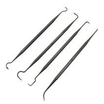 청소용품다목적 자동차 디테일링 청소 도구 나일론 크로셰 용품 액세서리 스틸 와이어 브러시 4 개 7, 02 4pcs