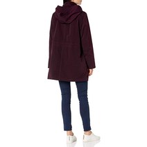 Fleet Street Ltd. 여성용 인조 실크 아노락 버튼 아웃 워머 및 .. 정품보장