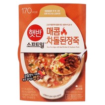 햇반소프트밀 매콤차돌된장죽, 280g, 8개