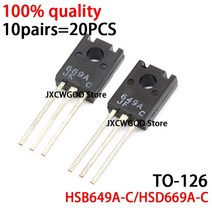 진공광 앰프 10 쌍 원래 HSB649A-C H649A 649A HSD669A-C H669A 669A TO-126 오디오 전력 증폭기 관 triode, 한개옵션0