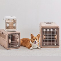 릿첼 강아지 고양이 이동장 이동가방 캐리어 접이식 이동장 M, 접이식이동장 M (아이보리)
