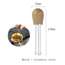 브레빌 커피 포터필터 54mm 870/875/878/880 필터 바구니 교체 에스프레소 기기 액세서리, coffee tamper needle