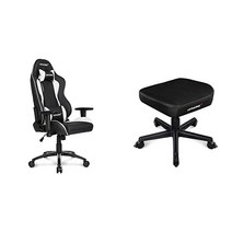 AKRacing 게이밍 의자 Nitro V2 WHITE 화이트 + 발 받침 세트