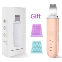 아쿠아 필링기 각질 클렌징 초음파 스킨 스크러버 딥페이스 클리닝 머신 필링 쇼블 모공 클리너 리프팅 각, 02 Pink