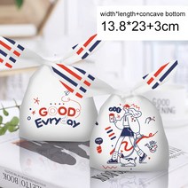 고급선물상자 10/20pcs 카톤 동물 가방 토끼 귀 플라스틱 캔디 생일 파티 비스킷 베이킹 포장 DIY 용품 기프트박스 포장박스, 02 20pcs, 14 Good day
