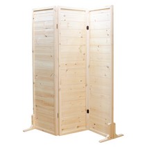 아이베란다 레드파인 3단 접이식 원목파티션, 3단접이식 파티션_1500x1500mm(지지대별도)