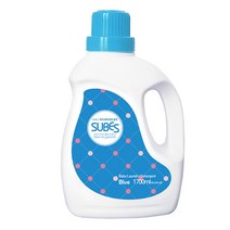 슈베스 블루 유아 세탁세제 용기 1700ml, 1개