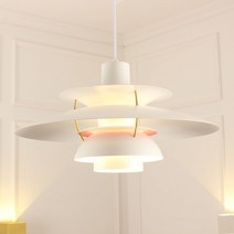 라인조명 루벤1등 펜던트 루이스 PH5조명 LED램프이벤트증정 사이즈 대(50cm) 판델라 장스탠드 단스탠드 깃털조명 폴센조명 루이스폴센조명 명품조명 조명스탠드, B 화이트핑크_ 50cm 전구색(노란빛)