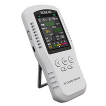가스감지기 Air Quality Monitor Home Digital Detector CO2 HCHO Temperature Humidity Formaldehyde Test, 한개옵션0