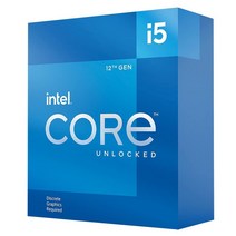 인텔 Intel 코어 i512600KF 데스크탑 프로세서 10(6P4E) 최대 4 9GHz 언락 LGA1700 600 시리즈 칩셋 125W, Processor Only