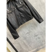 오토바이 조끼 캐주얼 프레피룩 글램 볼레로 커플 여성 양가죽 크롭 라이더 자켓 자수 야구 라이딩