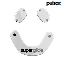 펄사 Pulsar 스틸시리즈 프라임 미니 전용 유리 마우스피트 (화이트)