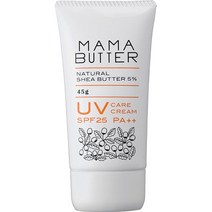 일본직발송 6. 엄마 버터 케어 크림 SPF25++ 【신생아～】 (무향료) 45G B007TH0RO6, 45G X 1, One Color