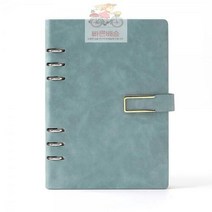 다이어리 가죽 커버 노트 마그네틱 다이어리형 자석 유선 6공 A5