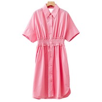 쭈글이원피스 서호 시렁 노 정원 제철 여름옷 페블럼라인 주름 등트임 전 면드레스 BL 021 2190781183