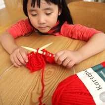 [바보사랑] (10+1)(수업용) 쁘띠목도리뜨기 1인세트, 상세 설명 참조