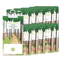 사려니숲 제습제 180g 10개 옷장 옷걸이용 습기제거제, 사려니숲 습기제거제 180g 10개