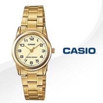 [CASIO] 카시오 LTP-V001G-9B 여성 메탈 시계