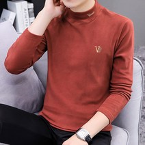 남자긴팔티 후라이스 반 폴라넥 이너셔츠 겨울 이너웨어 트렌드 롱슬리브티 남성의류 봄가을 얇은 미드 상의 3953792726