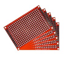 캡쳐보드 빨간 양면 PCB 보드 5 개 2x8CM 3x7CM 4x6CM DIY 범용 회로, [01] 3X7CM, 01 3X7CM