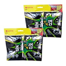 롯데 확깨는 졸음번쩍껌 105g, 2개