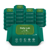 가성비 데일리랩 물티슈 네이처 수 캡형 100매 * 20팩