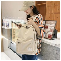 대학생백팩 1P 남성 여성 데일리 가벼운 무지 가방