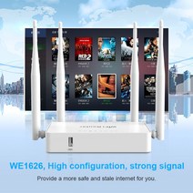 ZBT 12V 라우터 USB 포트 WE1626 장거리 홈 무선 네트워크 외부 안테나 MT7620N OpenVPN 300Mbps Wifi, 03 AU Plug 12V 1A