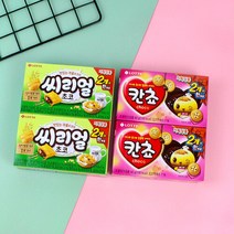 너만아는과자점 롯데제과 칸쵸 씨리얼 2번들 기획팩 실속과자패키지, 칸쵸 초코2번들