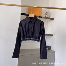 밴딩 스타일 2022ss봄 여름 시즌 뉴타입 크롭셔츠