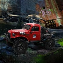 입문용 RGT EX86181 CRUSHER 1/10 110 RC 리모컨 자동차 전문 크롤러 2.4G 오프로드 버기 4WD 전기 RTR 모델, [01] Red-RTR