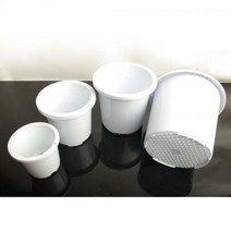 통분-플라스틱화분 백색화분 모종분 재배분, 통분 5호_6개